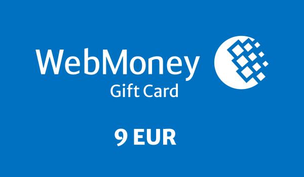 WebMoney Gift Card 9 EUR