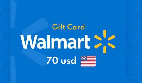 Walmart Gift Card 70 USD