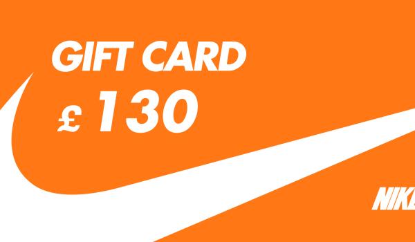 Nike Store Gift Card 130 GBP