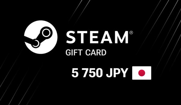 Steam Gift Card 5750 JPY