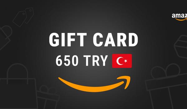 Amazon Gift Card 650 TRY