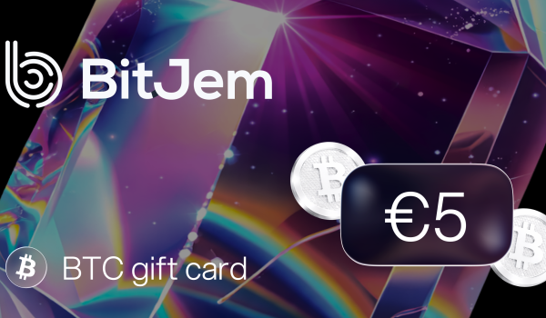 BitJem Bitcoin Gift Card 5 EUR