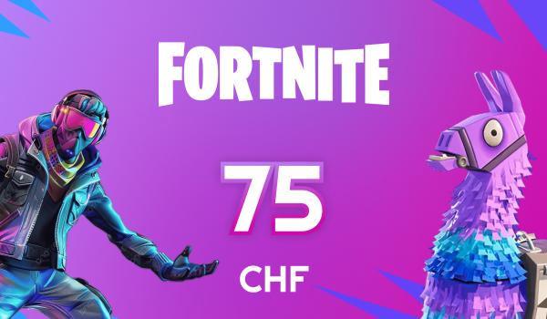 Fortnite Gift Card 75 CHF