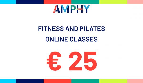 Fitness and Pilates Online Classes Gift Card 25 EUR