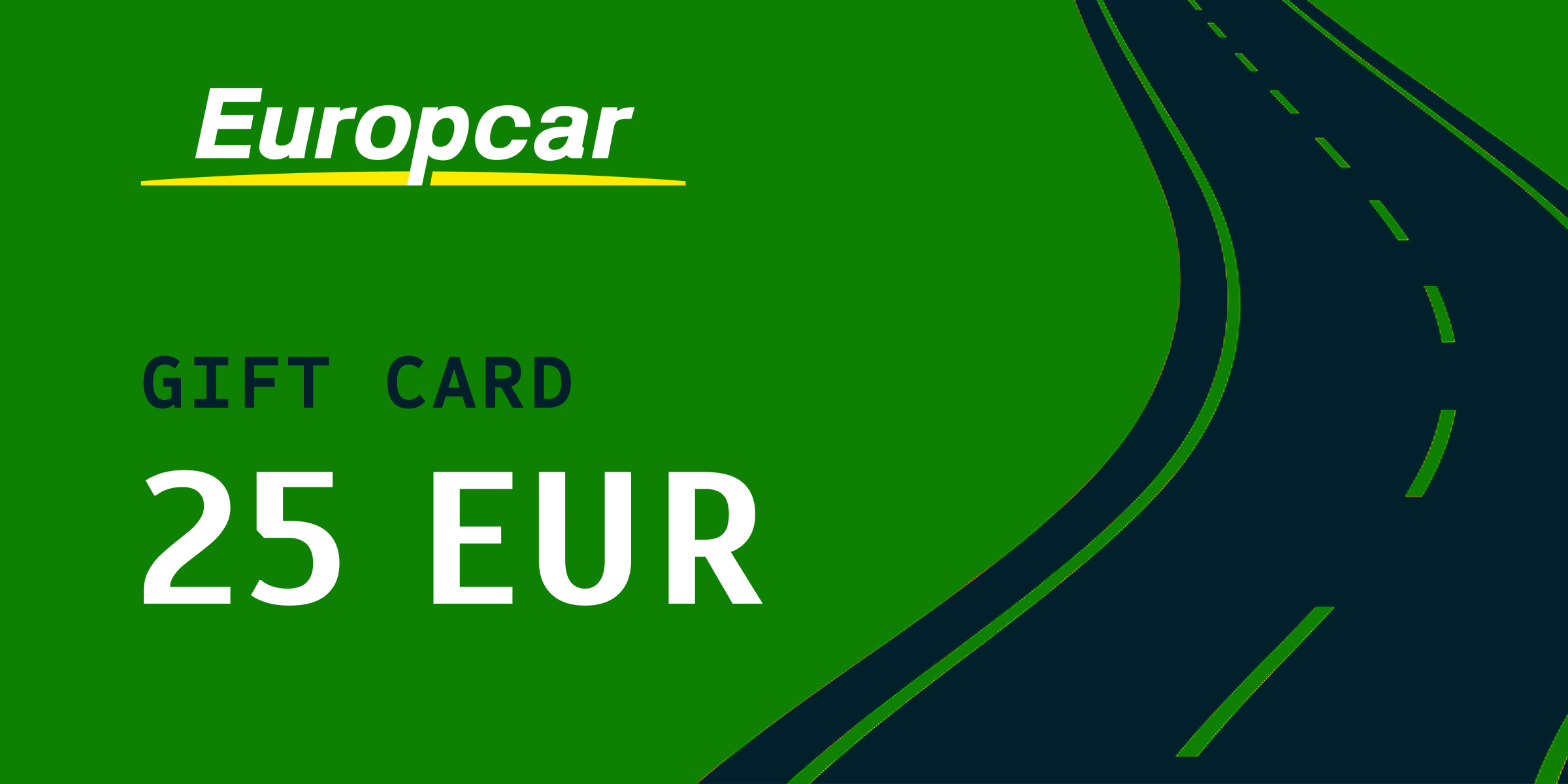 EuropCar Gift Card 25 EUR