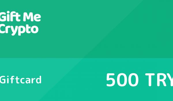 Gift Me Crypto Gift Card 500 TRY