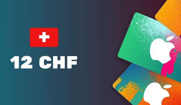 Apple iTunes Gift Card 12 CHF