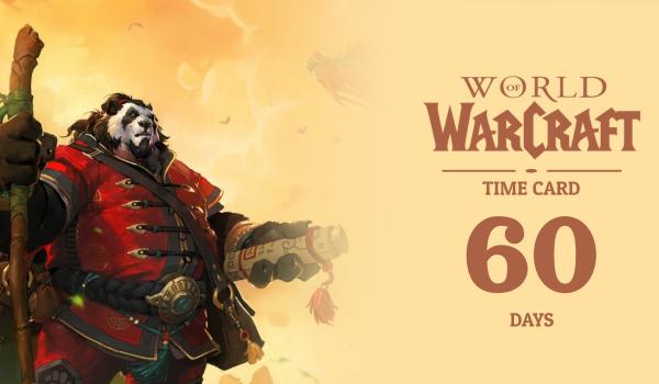 World of Warcraft Time Card Prepaid 60 Days