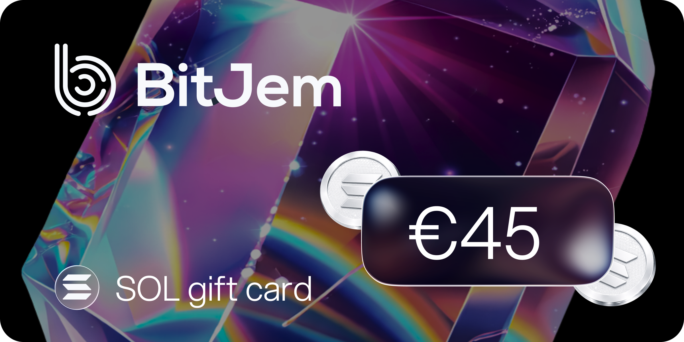 BitJem SOL Gift Card 45 EUR