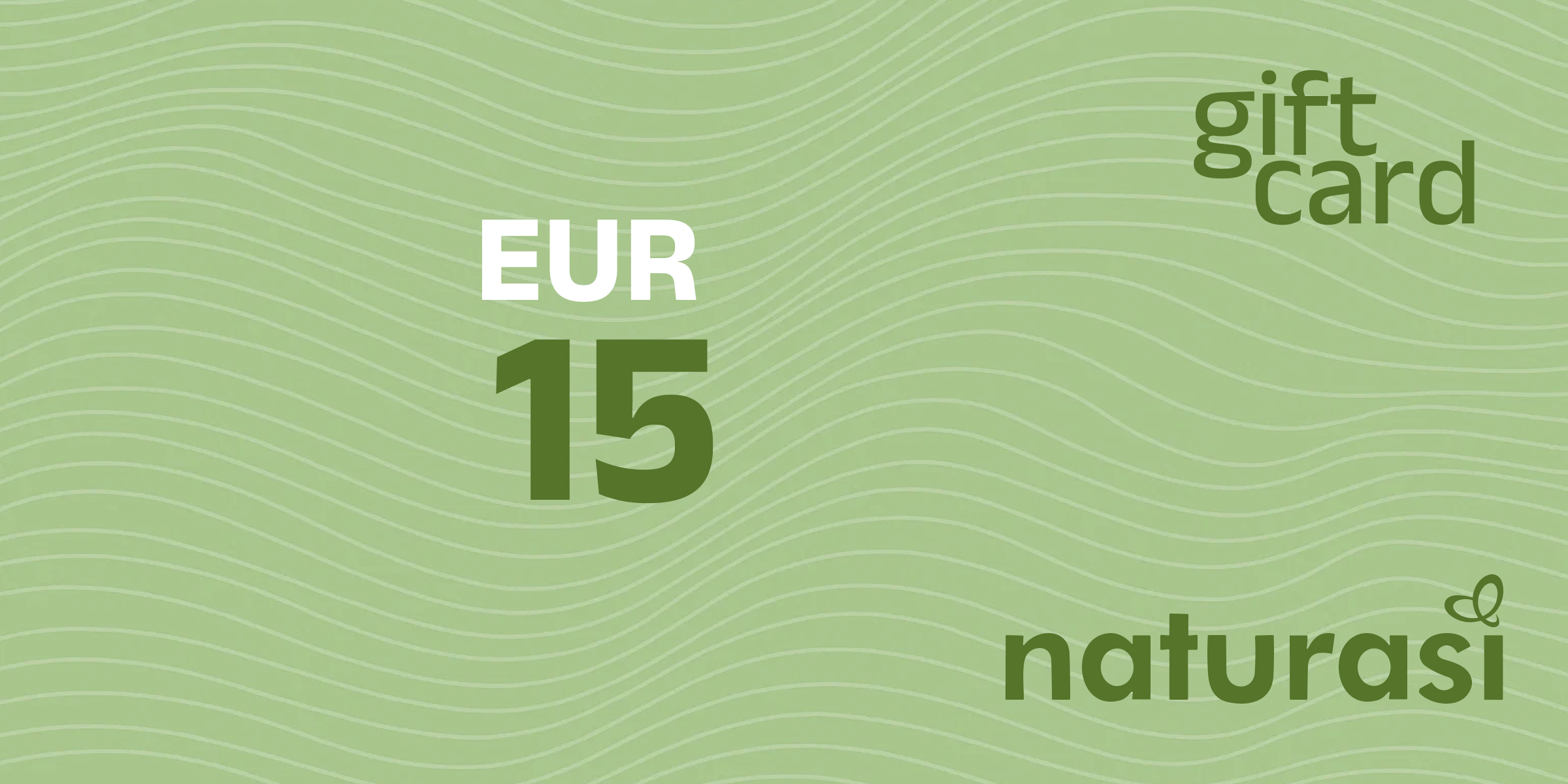 NaturaSi Gift Card 15 EUR