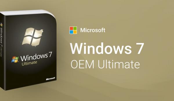 Microsoft Windows 7 OEM Ultimate