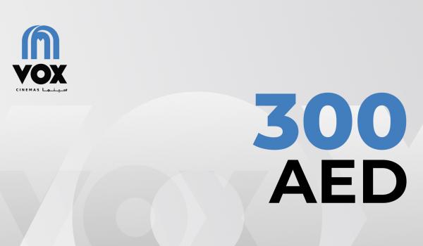 Vox Cinemas Gift Card 300 AED