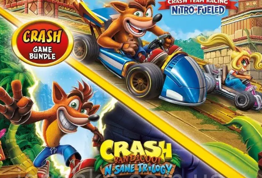 Crash Bandicoot Bundle N Sane Trilogy plus CTR Nitro Fueled (Xbox)