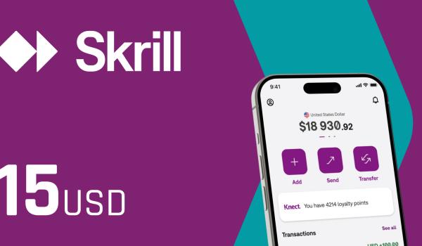Skrill Gift Card 15 USD