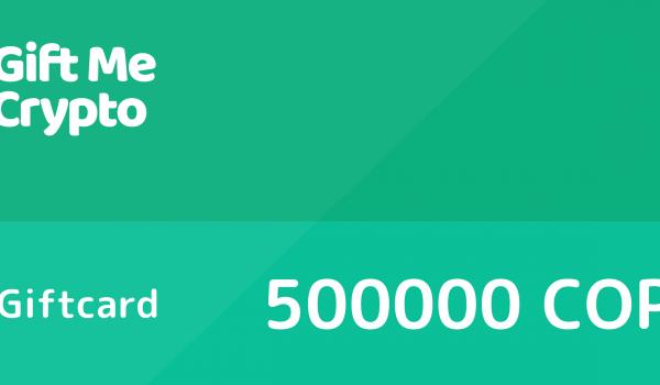 Gift Me Crypto Gift Card 500000 COP