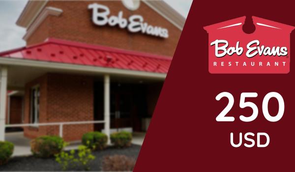 Bob Evans Restaurants Gift Card 250 USD