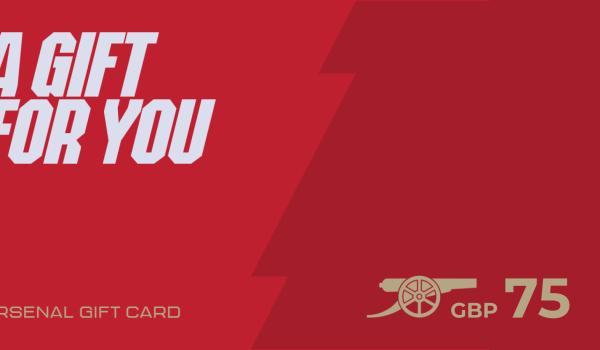 Arsenal Gift Card 75 GBP