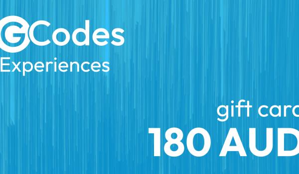 GCodes Global Experiences Gift Card 180 AUD