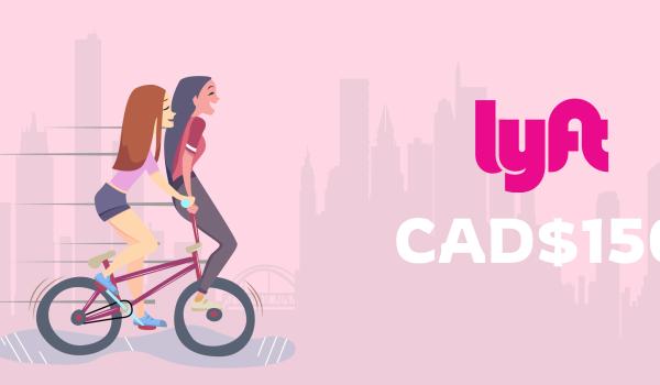 Lyft Gift Card 150 CAD