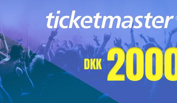 Ticketmaster Gift Card 2000 DKK