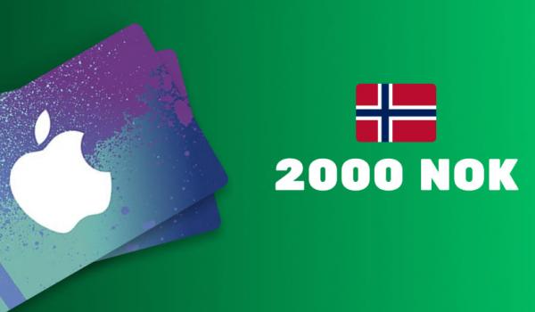 Apple iTunes Gift Card 2000 NOK