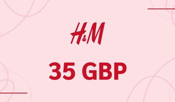 H and M Gift Card 35 GBP
