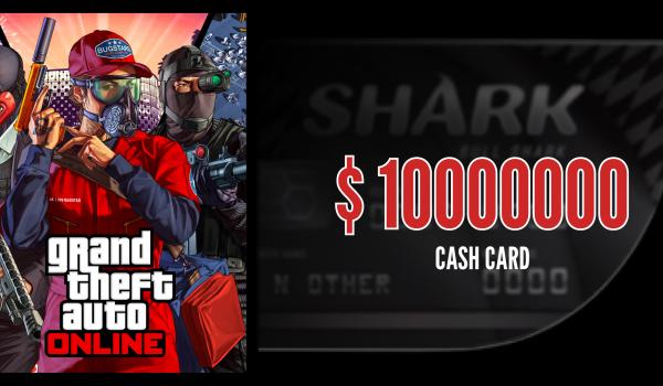 Grand Theft Auto Online Megalodon Shark Cash Card 10000000 (PC)