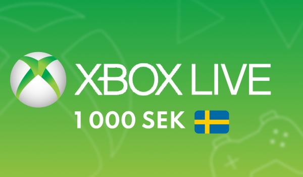 XBOX Live Gift Card 1000 SEK