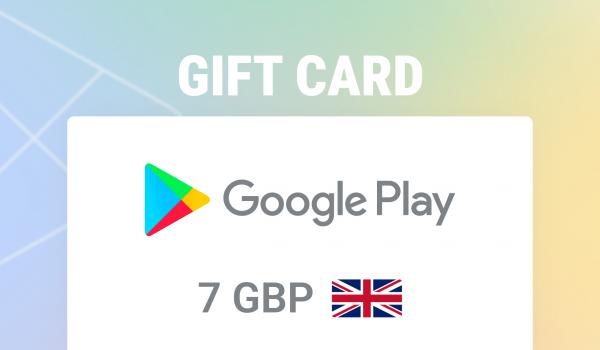 Google Play Gift Card 7 GBP