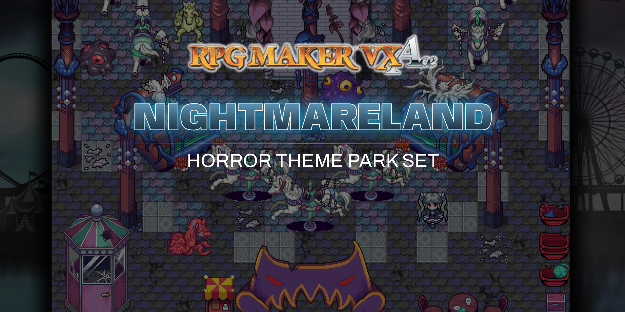 RPG Maker VX Ace Horror Theme Park Set NightmareLand DLC (PC)