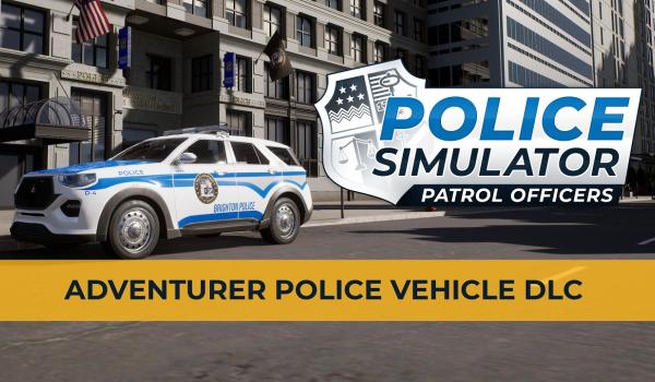 Police Simulator Patrol Officers Adventurer Police Vehicle (PC)