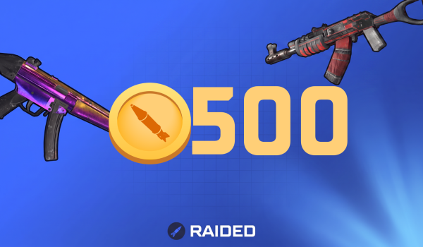 Raided Gift Card 500 Coins