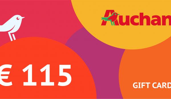 Auchan Gift Card 115 EUR