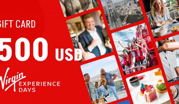 Virgin Experience Days Gift Card 500 USD