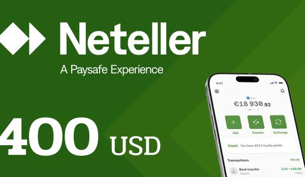 Neteller Gift Card 400 USD