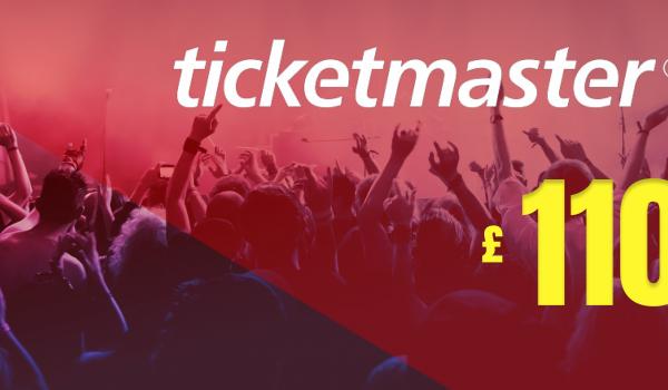 Ticketmaster Gift Card 110 GBP