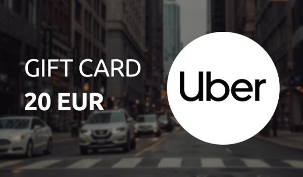 Uber Gift Card 20 EUR