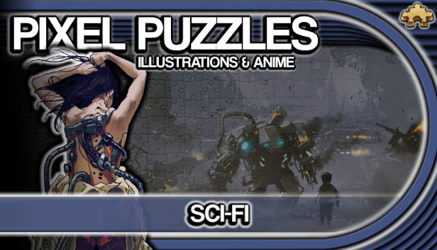 Pixel Puzzles Illustrations and Anime Jigsaw Pack Sci Fi (PC)