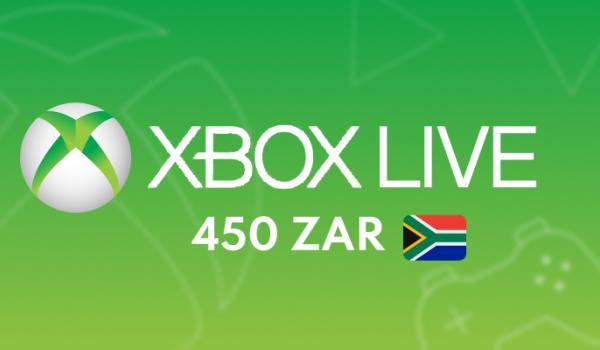 XBOX Live Gift Card 450 ZAR