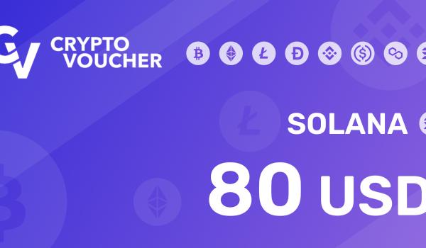 Crypto Voucher Solana 80 USD