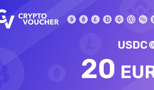 Crypto Voucher USDC 20 EUR