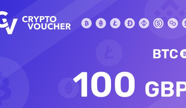 Crypto Voucher BTC 100 GBP
