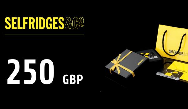 Selfridges Gift Card 250 GBP