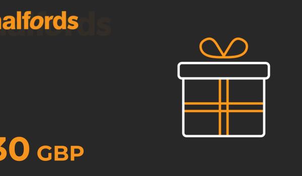 Halfords Gift Card 30 GBP