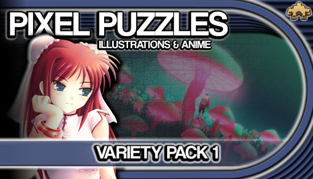 Pixel Puzzles Illustrations and Anime Jigsaw Pack Variety Pack 1 (PC)
