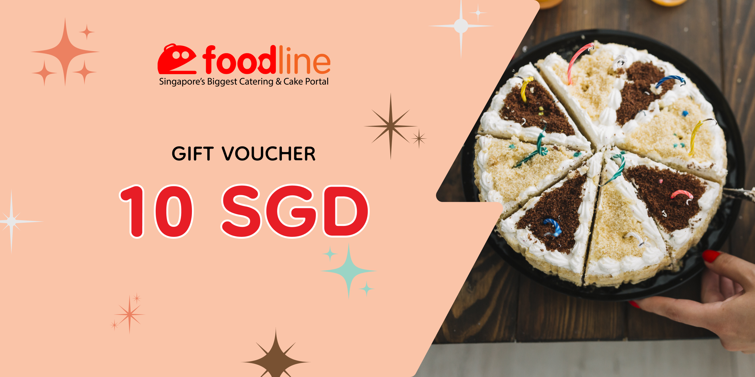 FoodLine Gift Card 10 SGD