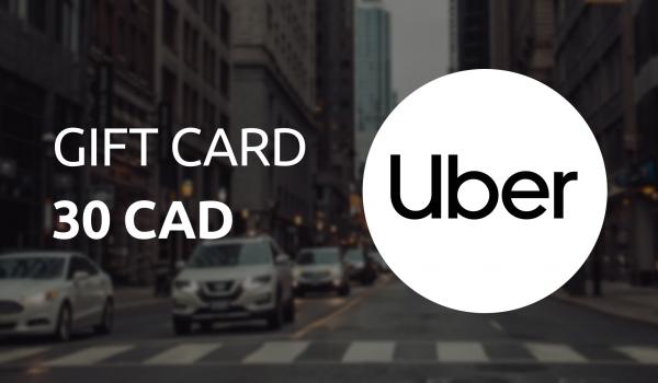 Uber Gift Card 30 CAD