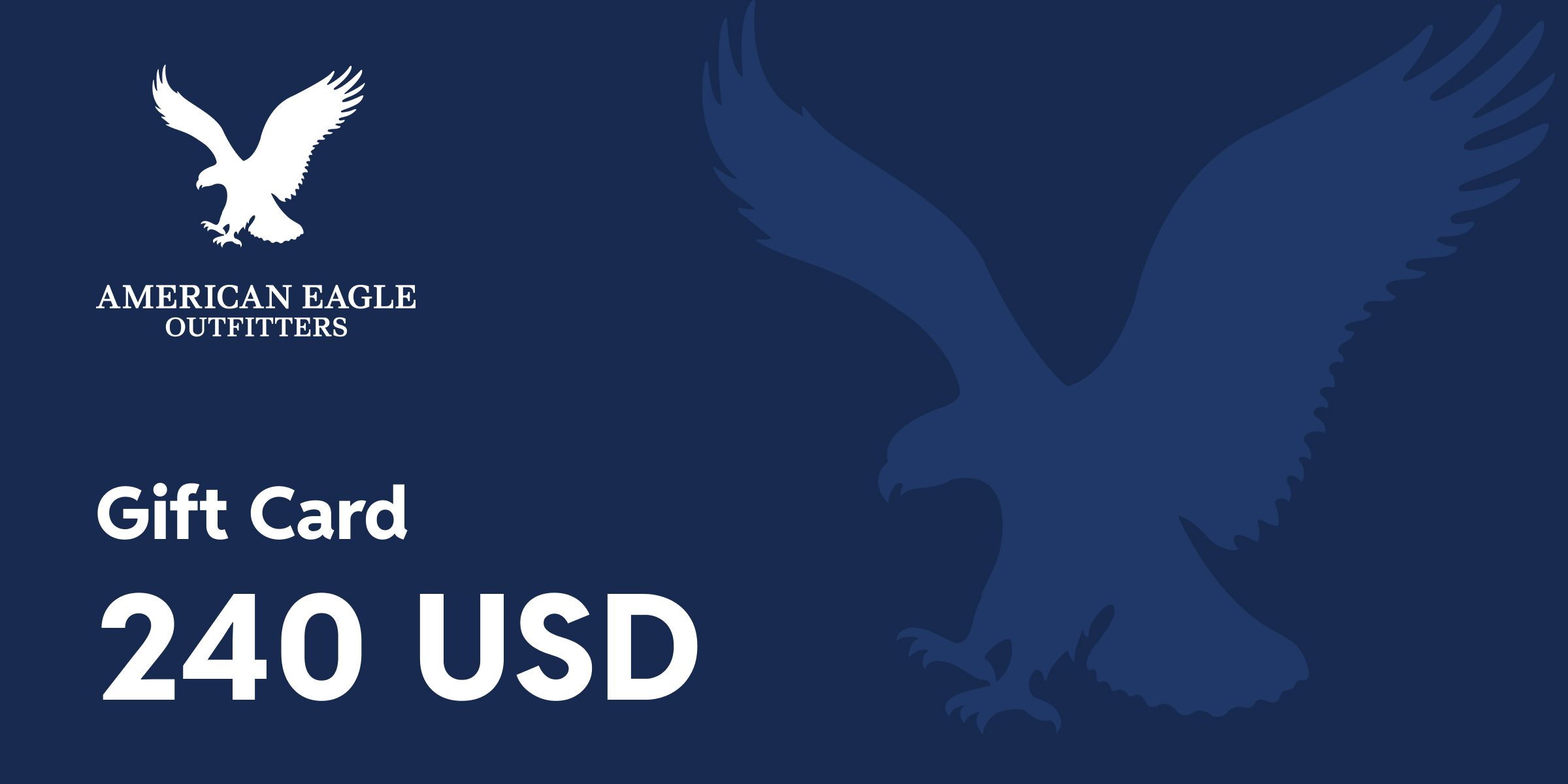 American Eagle Outfitters Gift Card 240 USD
