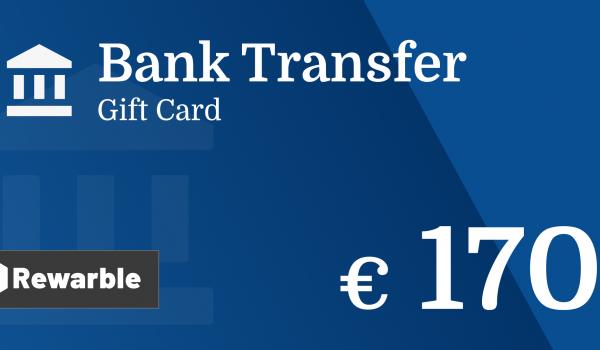 Bank Transfer Gift Card 170 EUR