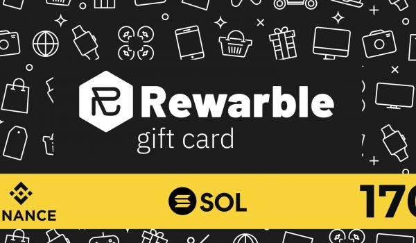 Rewarble Binance Gift Card SOL 170 USD